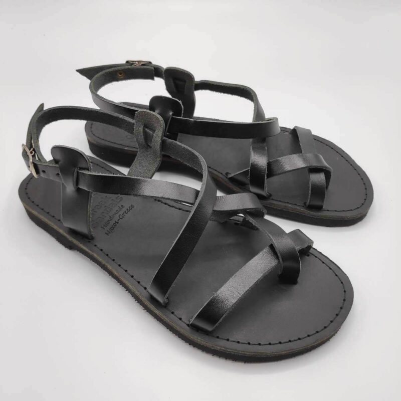 sandals with back strap