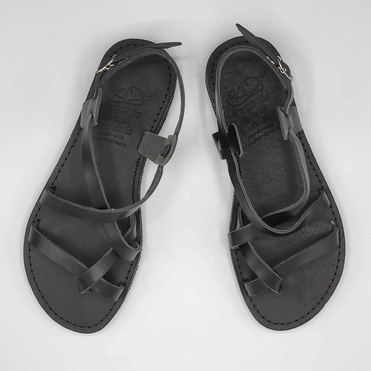 AMMOS Sandals with Back Strap | Pagonis Greek Sandals
