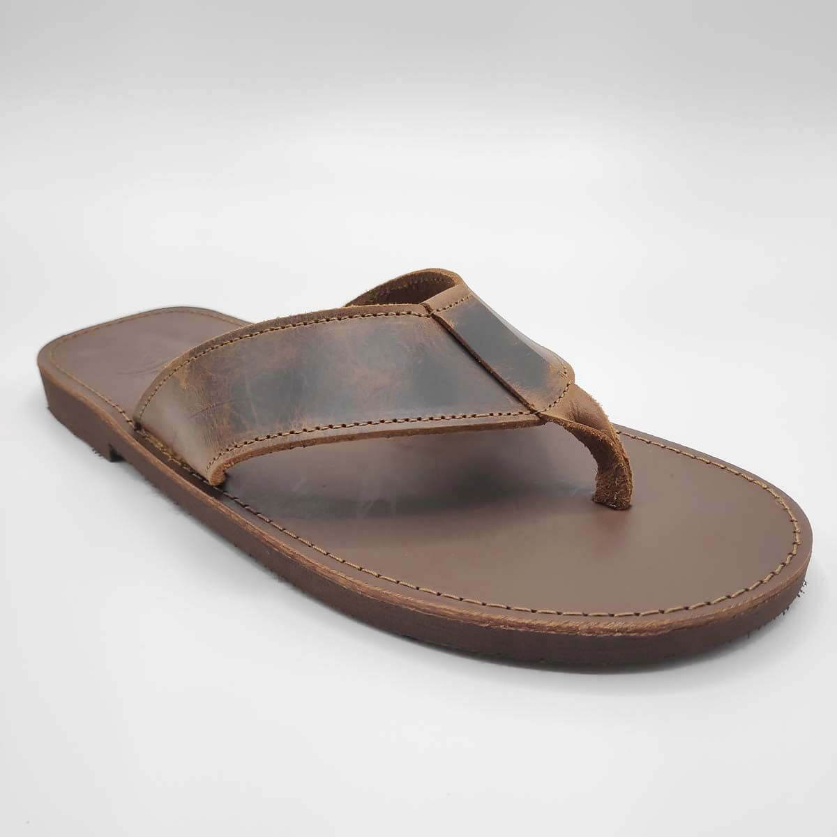 Buy > mens leather flip flop sandals > in stock