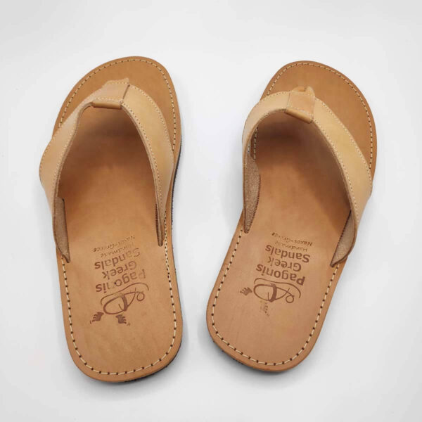 Mens Greek Style Sandals thong sandals Pagonis Greek Sandals