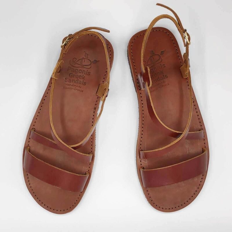 Greek Style Sandals Mens Plaka Leather Sandals Pagonis Greek Sandals