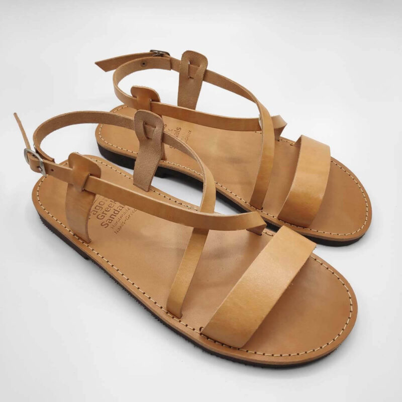Greek Style Sandals Mens Plaka Leather Sandals Pagonis Greek Sandals