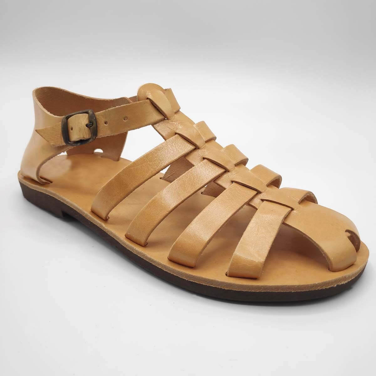Mens Closed Toe Sandals | Almiro Men | Leather Sandals | Pagonis Greek Sandals