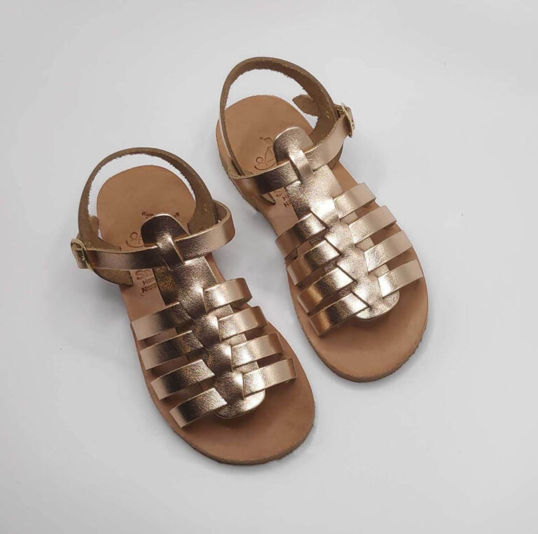 Kids Leather Slippers | Hermes Kids Sandals - Leather Sandals | Pagonis ...