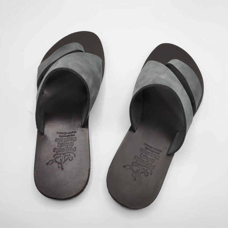 Eksogialos Bunion Hiding Sandals Big Toe Free Leather Sandals