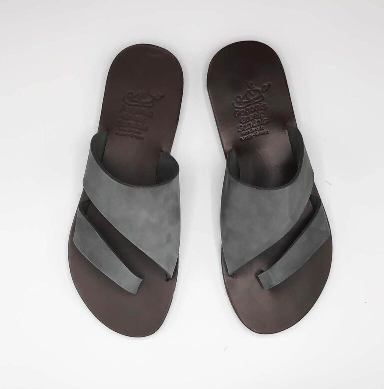 Eksogialos Bunion Hiding Sandals Big Toe Free - Leather Sandals ...