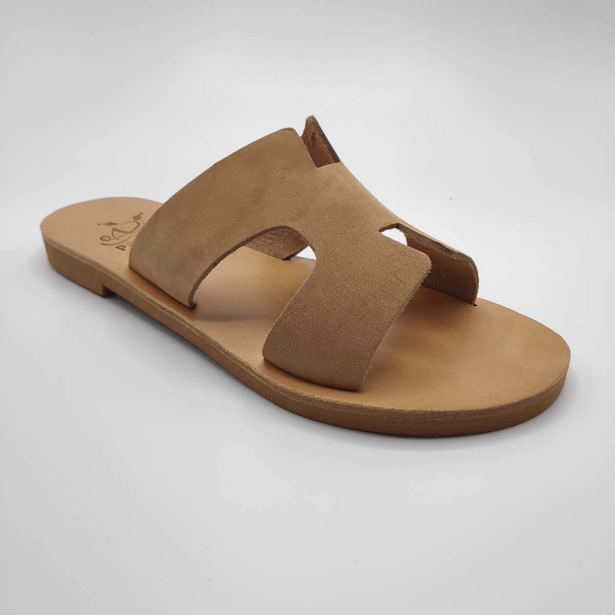 Hermes Slippers Women Leather Sandal - Leather Sandals | Pagonis Greek  Sandals