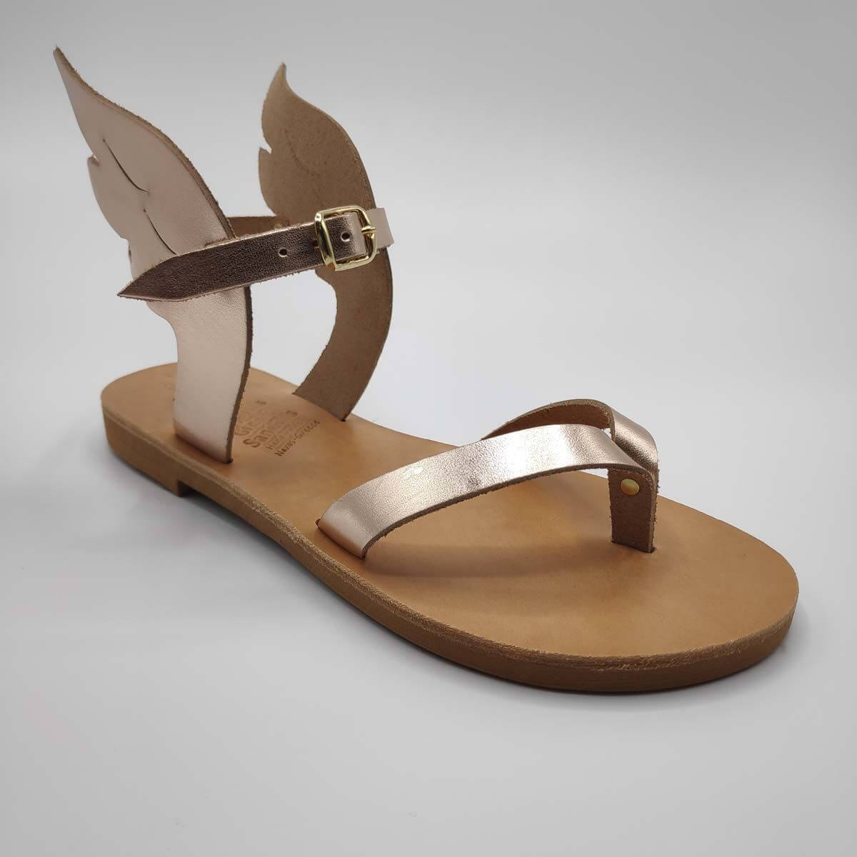 Ikaria Leather Sandals Wings - Leather Sandals | Pagonis Greek Sandals