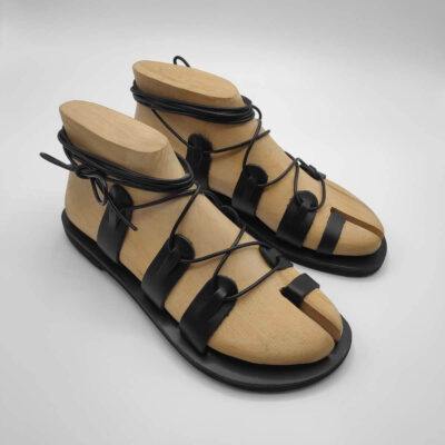 SPARTIAT Lace Up Sandals - Pagonis Greek Sandals