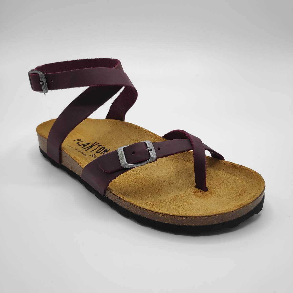 Plakton Lace up Womens Anatomic Sandal Leather Sandals | Pagonis Greek  Sandals