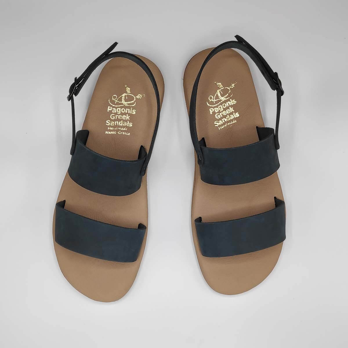 Mens Two Strap with Back Strap Sandals 