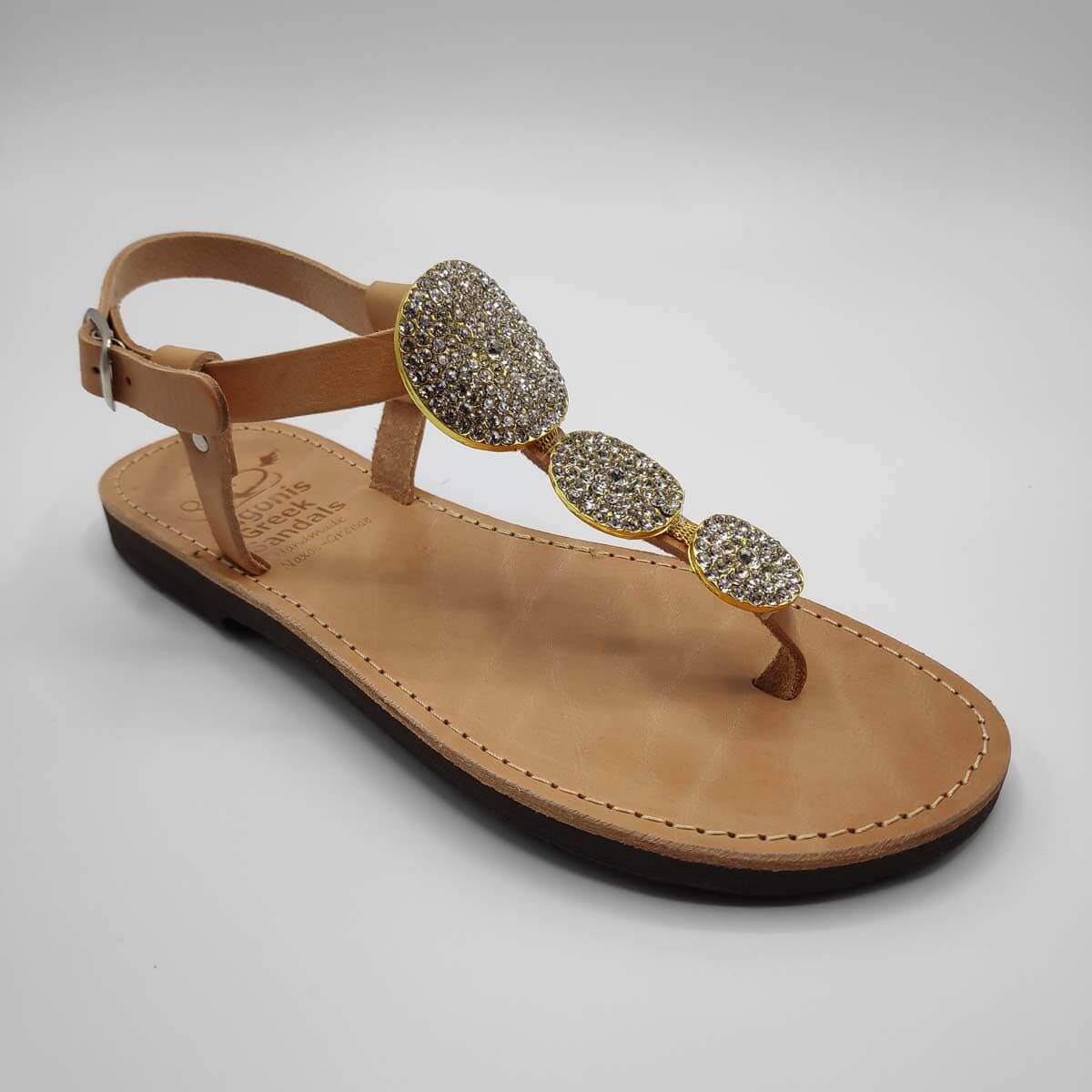 Kassandra jewelled sandals | Pagonis Greek Sandals