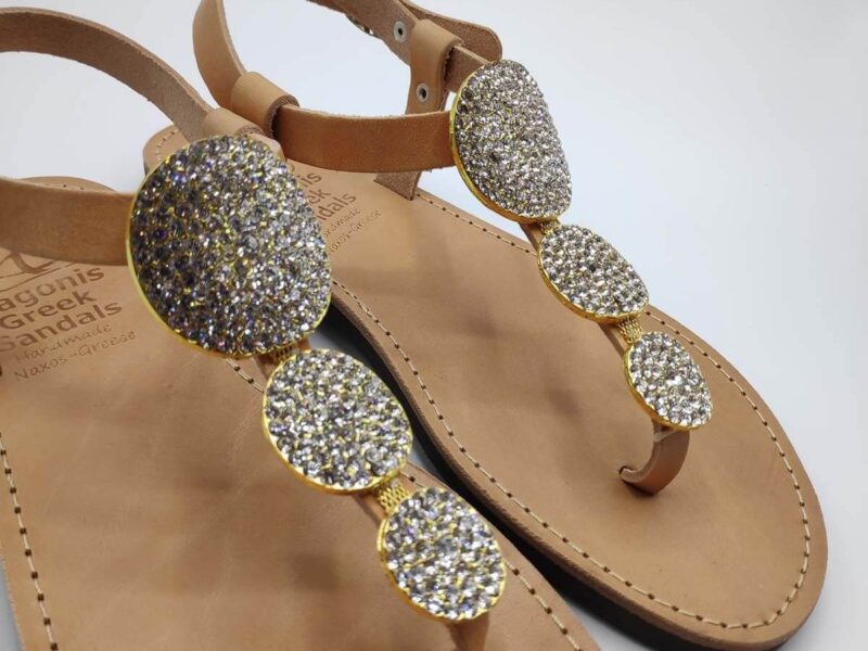 Kassandra jewelled sandals | Pagonis Greek Sandals
