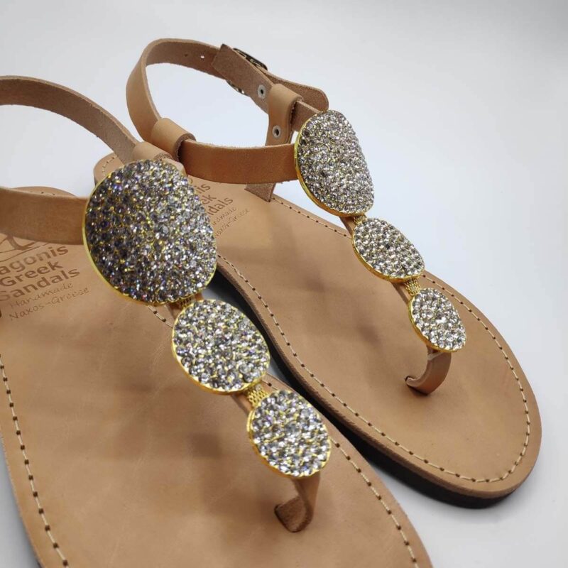 Kassandra jewelled sandals | Pagonis Greek Sandals
