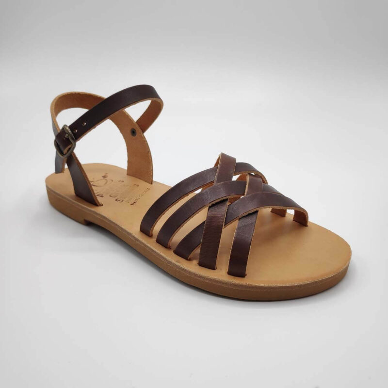 Mens Leather Mule Sandals - Leather Sandals | Pagonis Greek Sandals