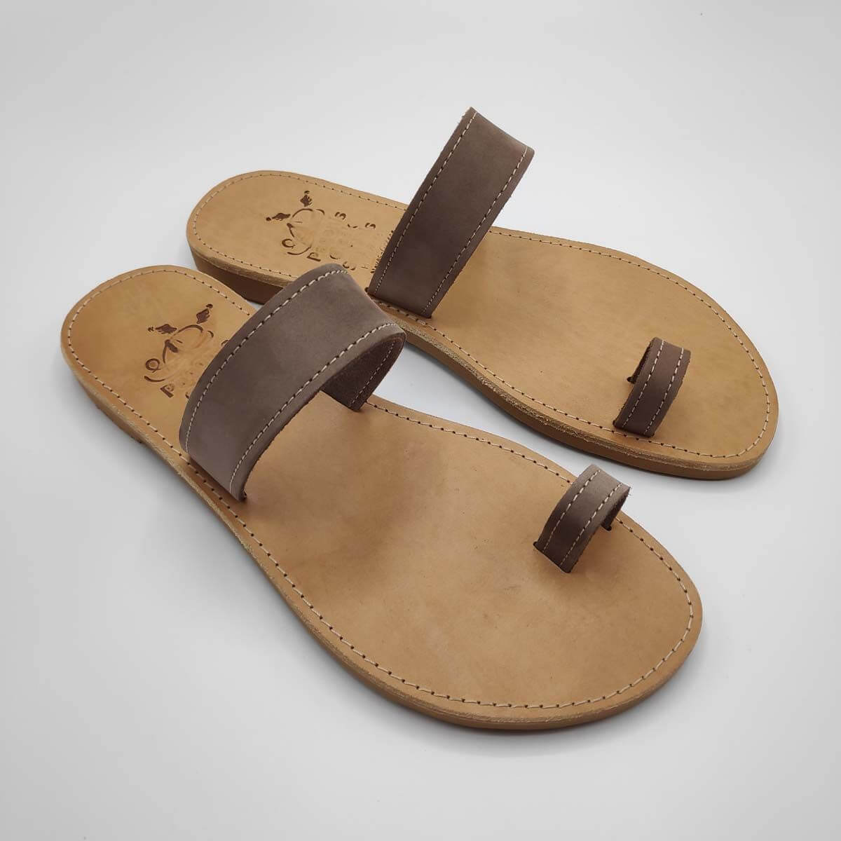 Jesus Sandals Womens with toe ring | Pagonis Greek Sandals