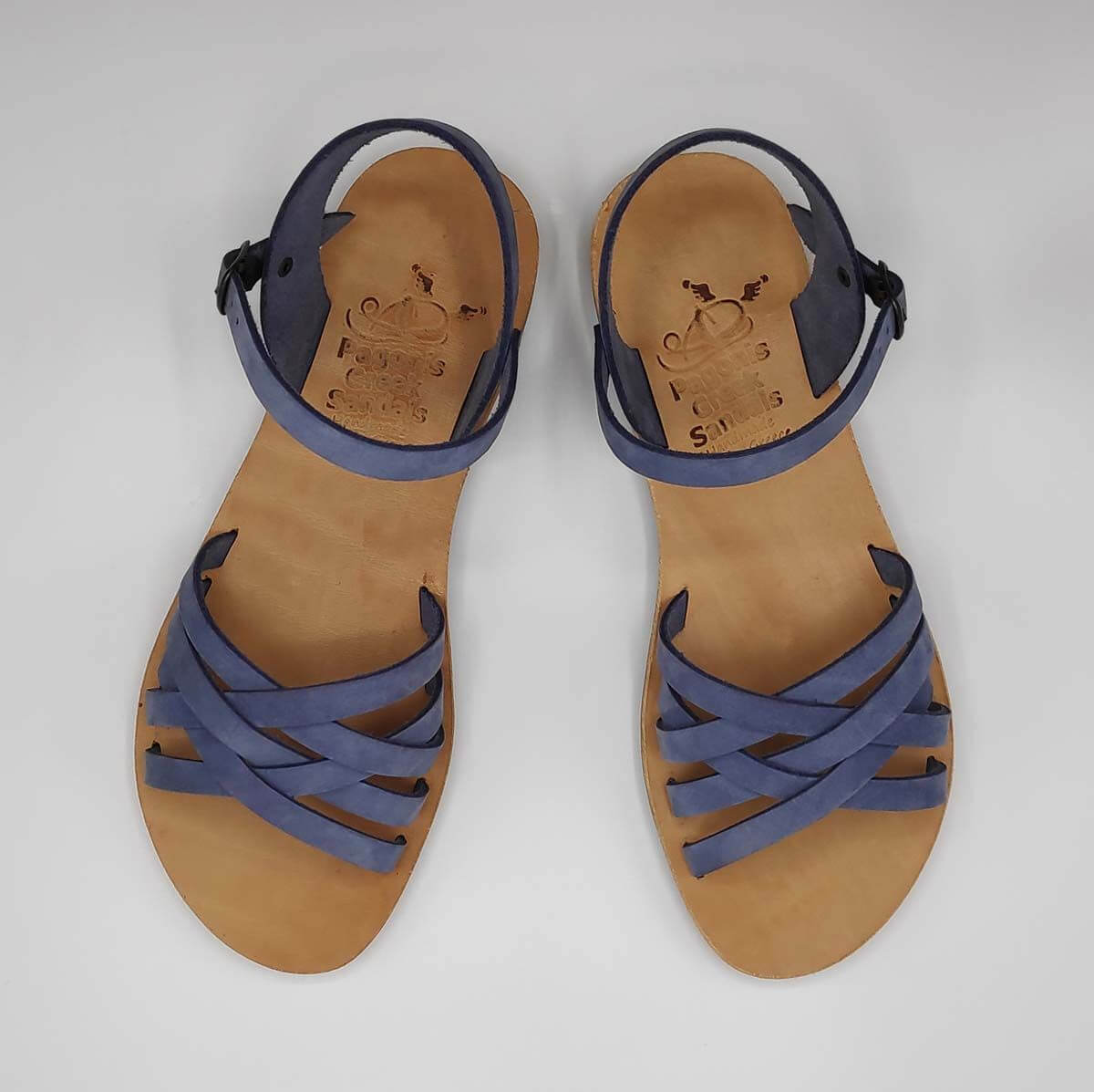 Strappy leather ankle sandal Ciel