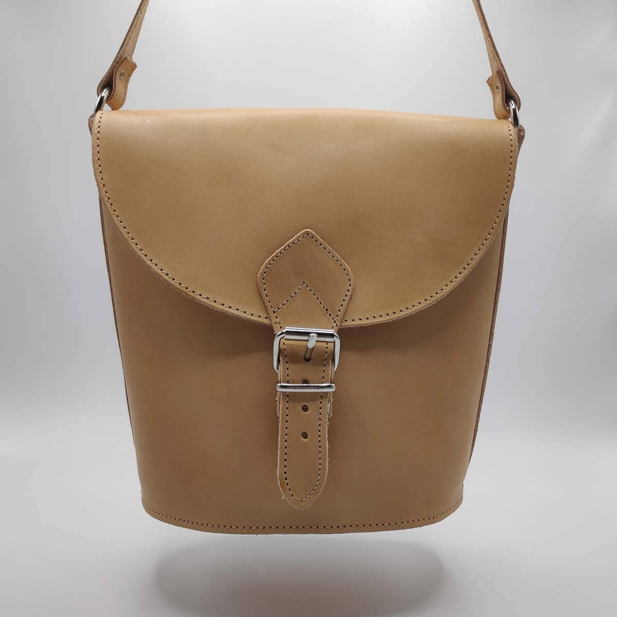Genuine leather Bucket bag | Pagonis Greek Sandals