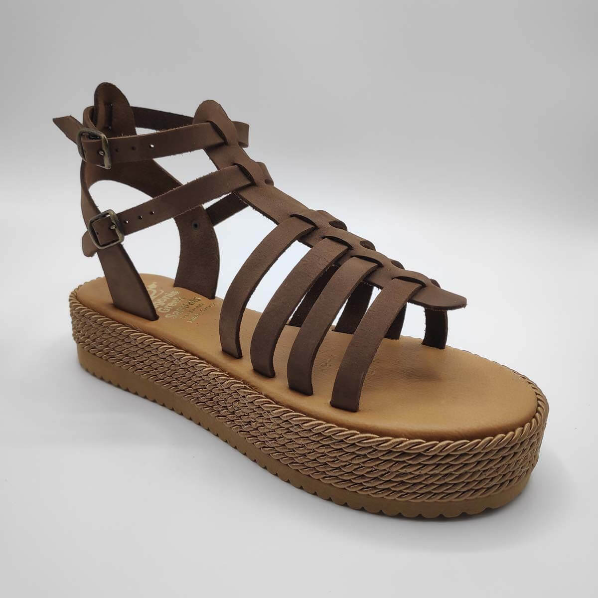 Gladiator Sandals Comfortable - Leather Sandals | Pagonis Greek Sandals