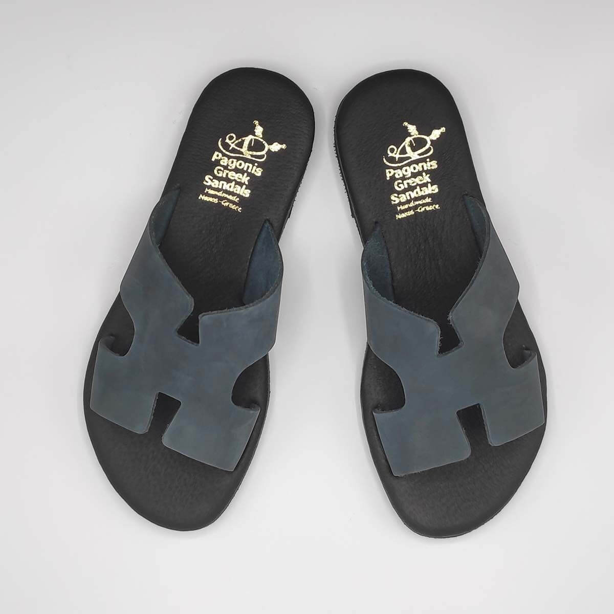 Comfort H Sandals Hermes - Leather Sandals | Pagonis Greek Sandals