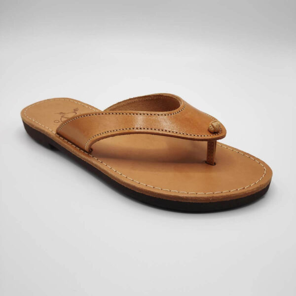 Lefgasa Leather Thongs Sandals | Pagonis Greek Sandals