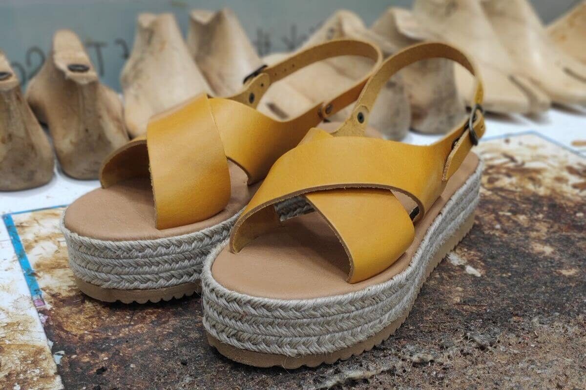 Wedge flatform sandals | Pagonis Greek Sandals
