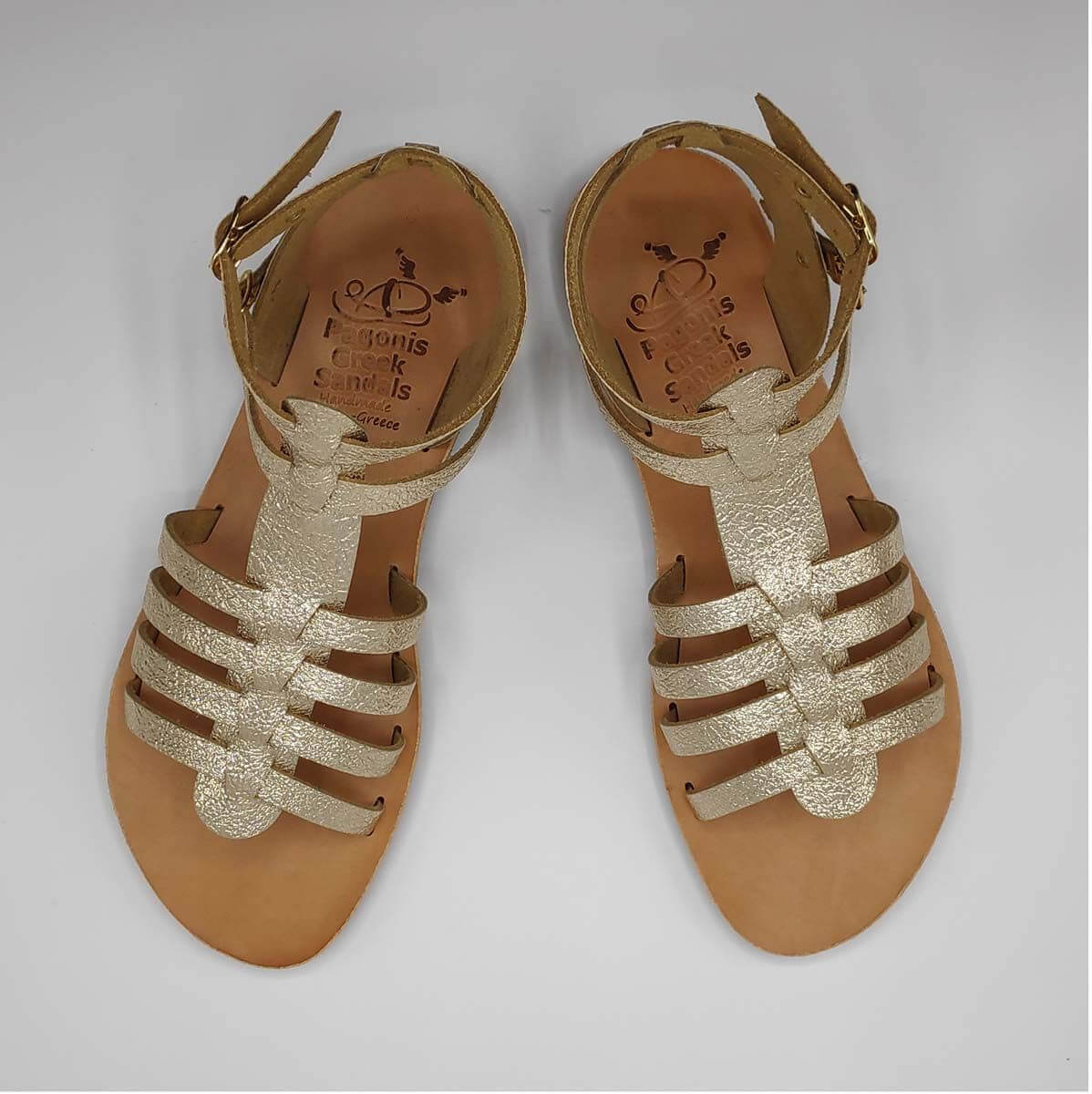 VOUNO Gladiator Sandals For Women | Pagonis Greek Sandals