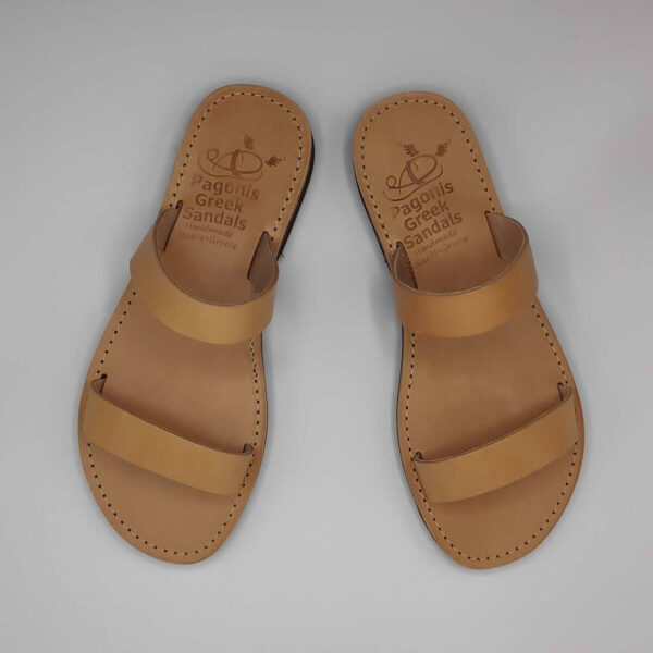 Two Straps - Leather Sandals | Pagonis Greek Sandals