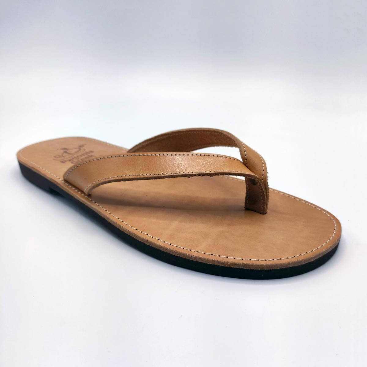 Eros Mens Leather Flip Flops - Leather Sandals