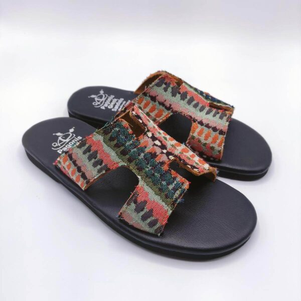 men's designer sandals comfort sole fabric design