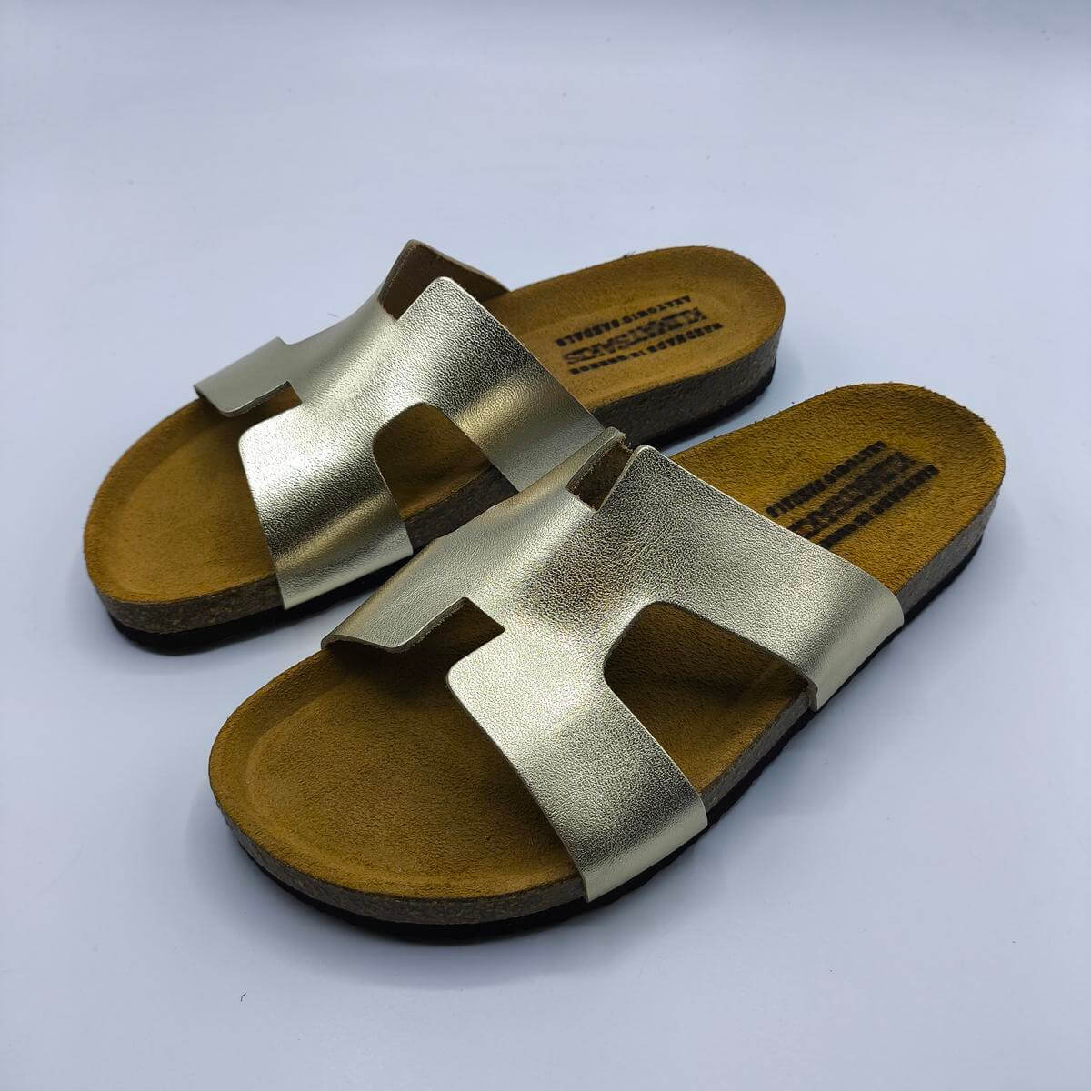 Birkenstock Style H Cut Klimatsakis Handmade Leather Sandals