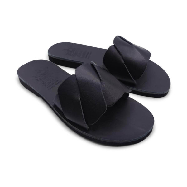 Black Slide Sandals Women