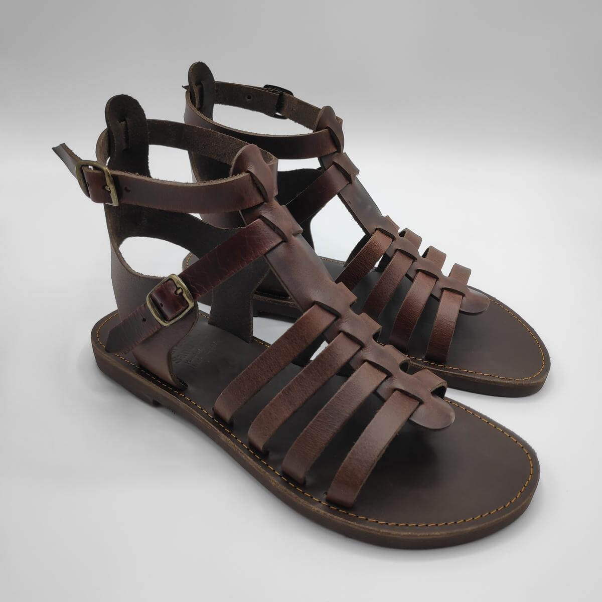 Brown Gladiator Sandals For Women