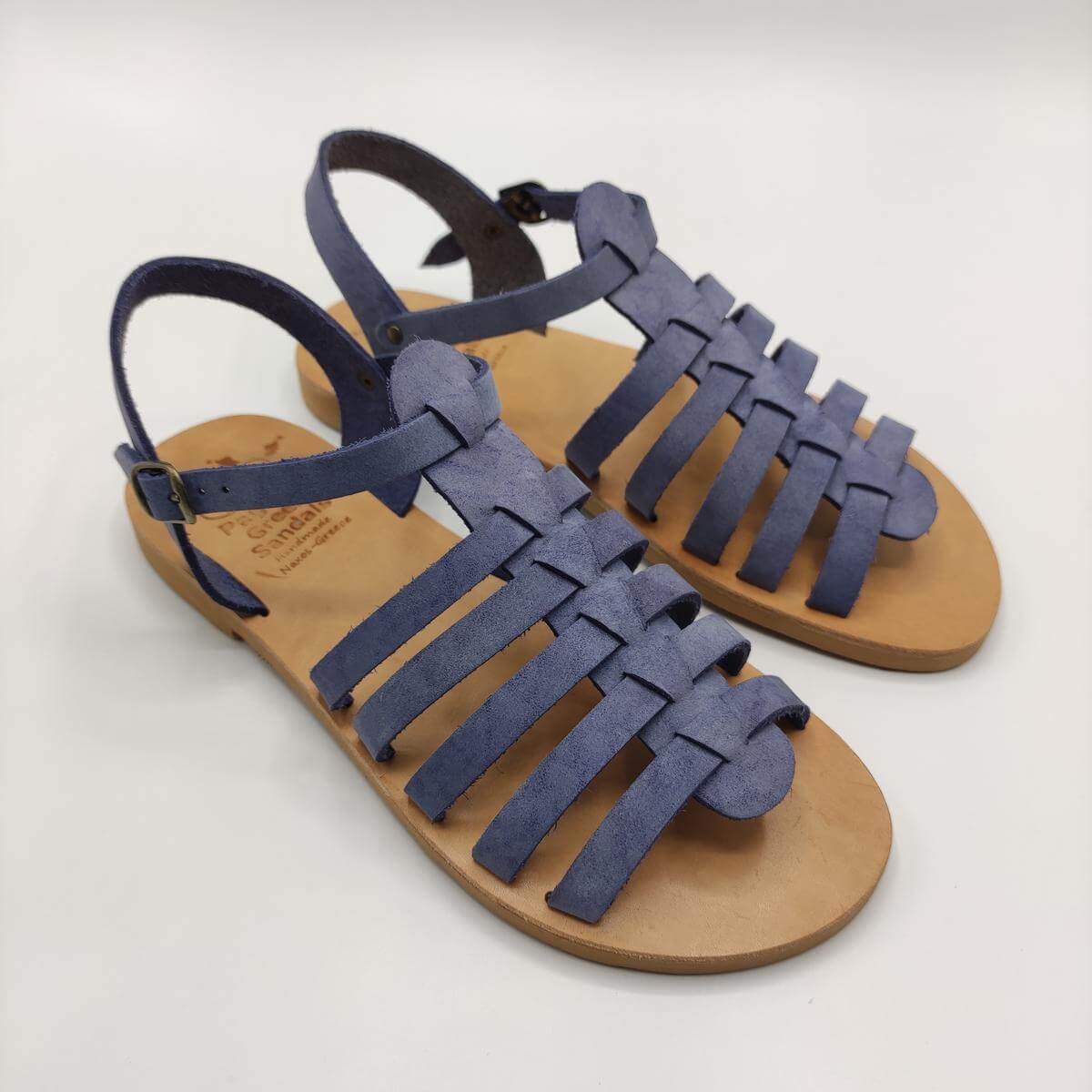 Kedros Strappy Gladiator Sandals Flats Lilac