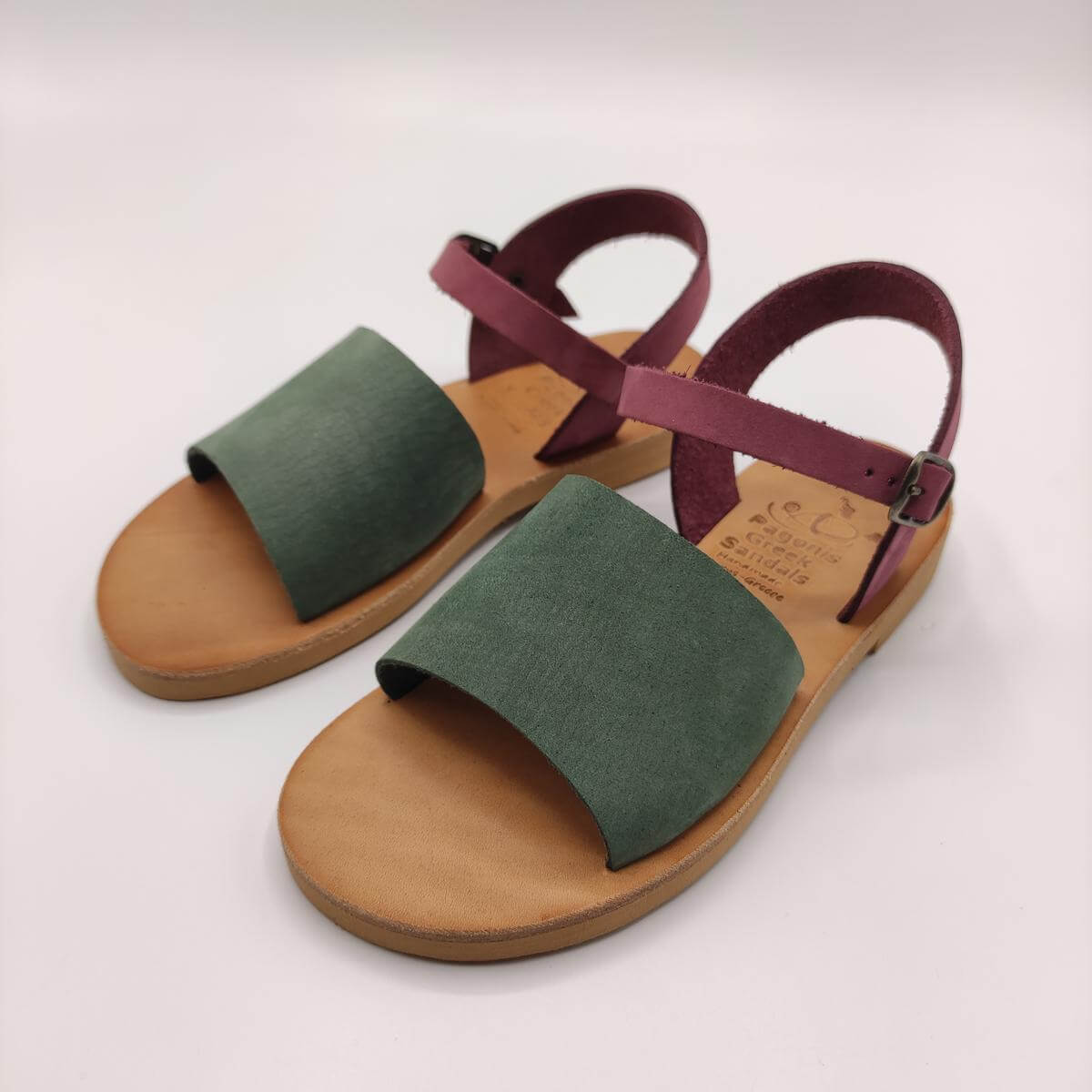 Kids Leather Sandals Menorcan Style Multicolor