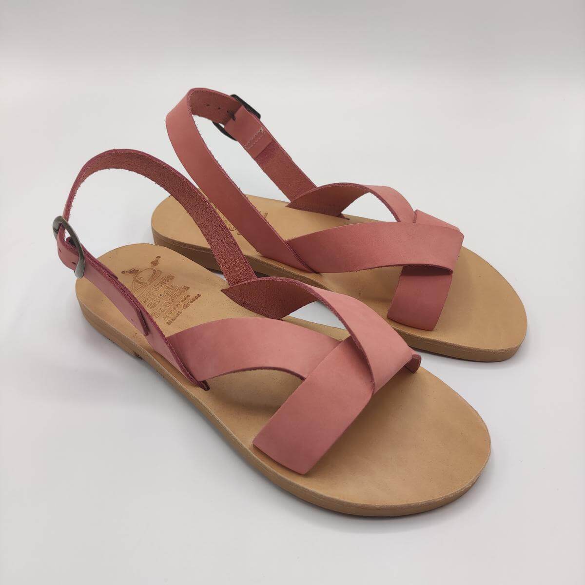 New Age Leather Sandal for Women Pink