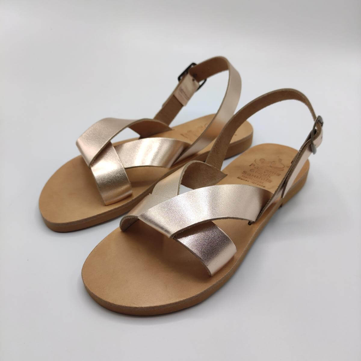 New Age Leather Sandal Rose Gold