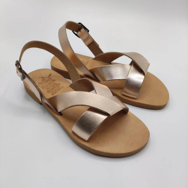 New Age Leather Sandal Rose Gold