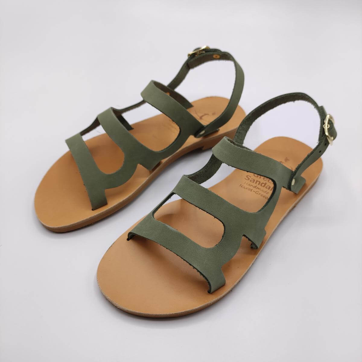 Handmade Leather Sandal With Back Strap - Leather Sandals | Pagonis Greek  Sandals