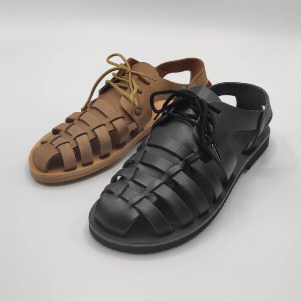 Womens Leather Fisherman Sandals1