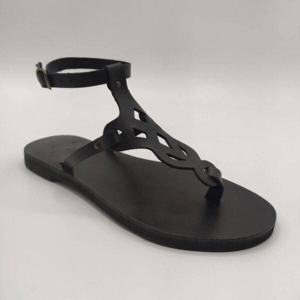 Womens Sandals That Wrap Around Ankle Black