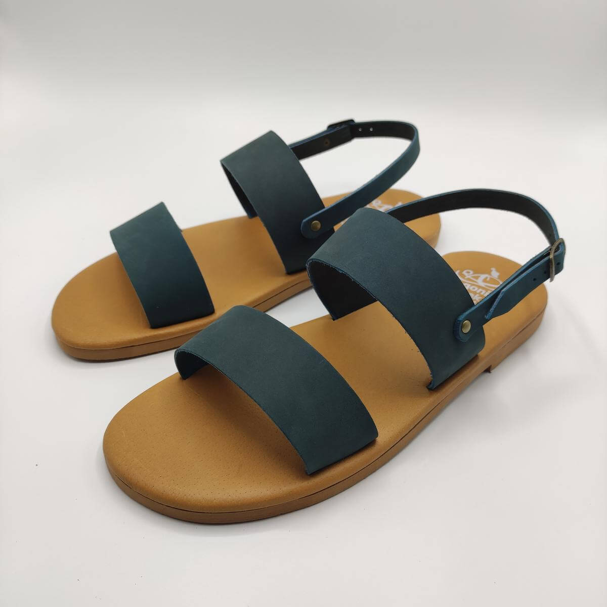 Men's Sandals With Back Strap Comfort - Leather Sandals | Pagonis Greek  Sandals