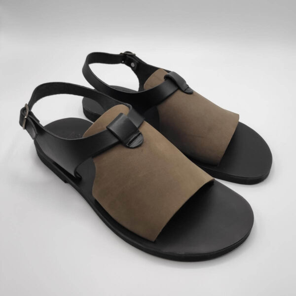men's leather sandals open toe