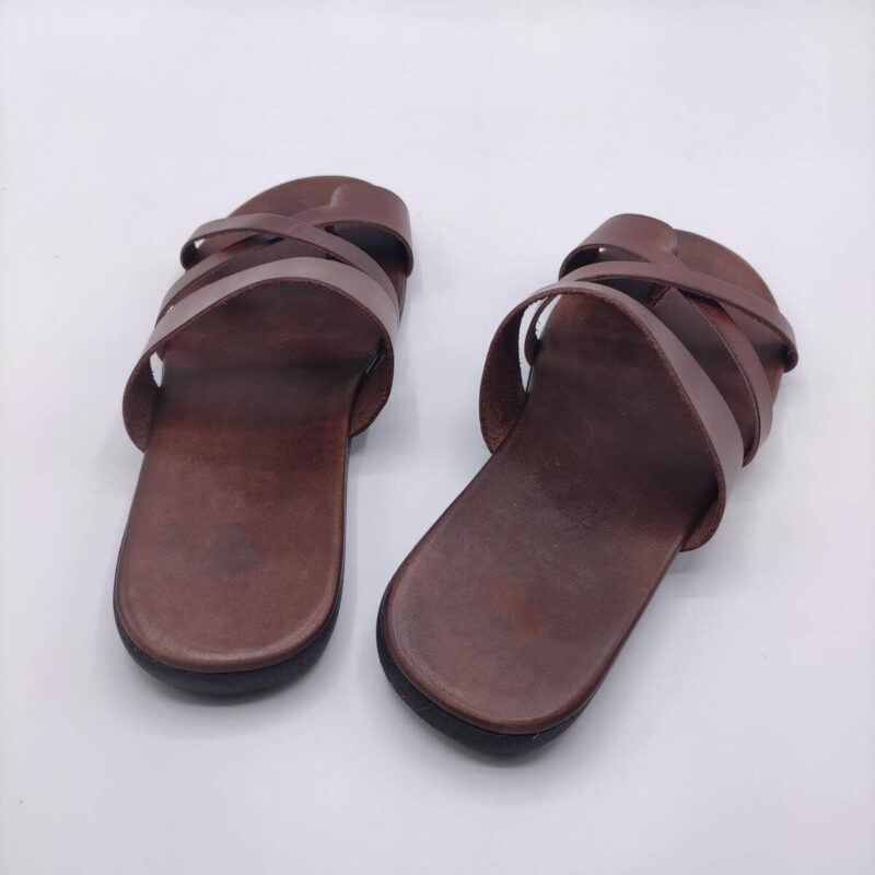 Slip On Sandals Men's Leather Sandals Pagonis Greek Sandals