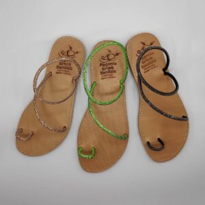 wedding leather sandals with low heel 01
